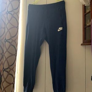 Blue Nike joggers